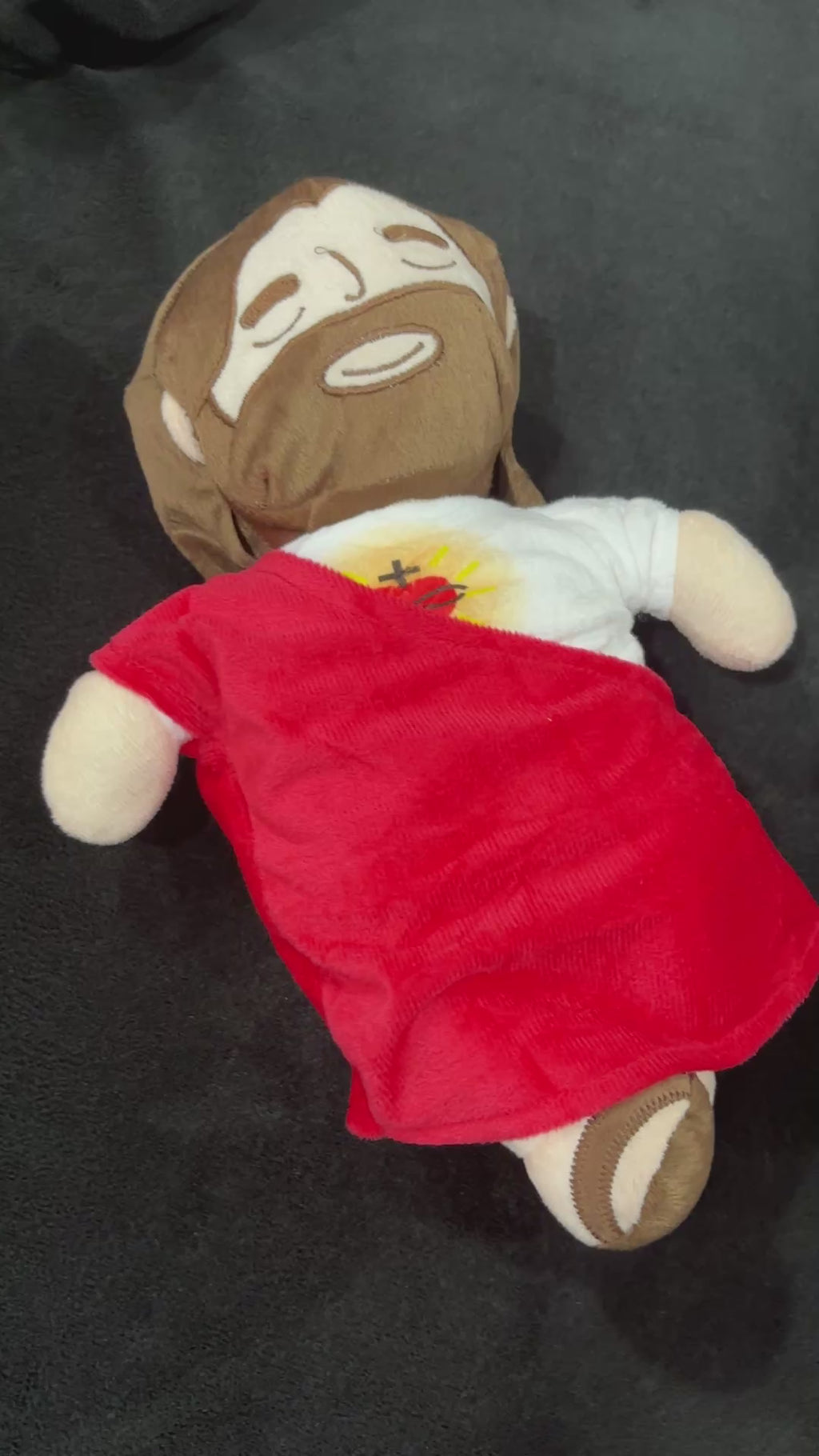 Peluche de Jesús que Respira | Un Abrazo de Calma