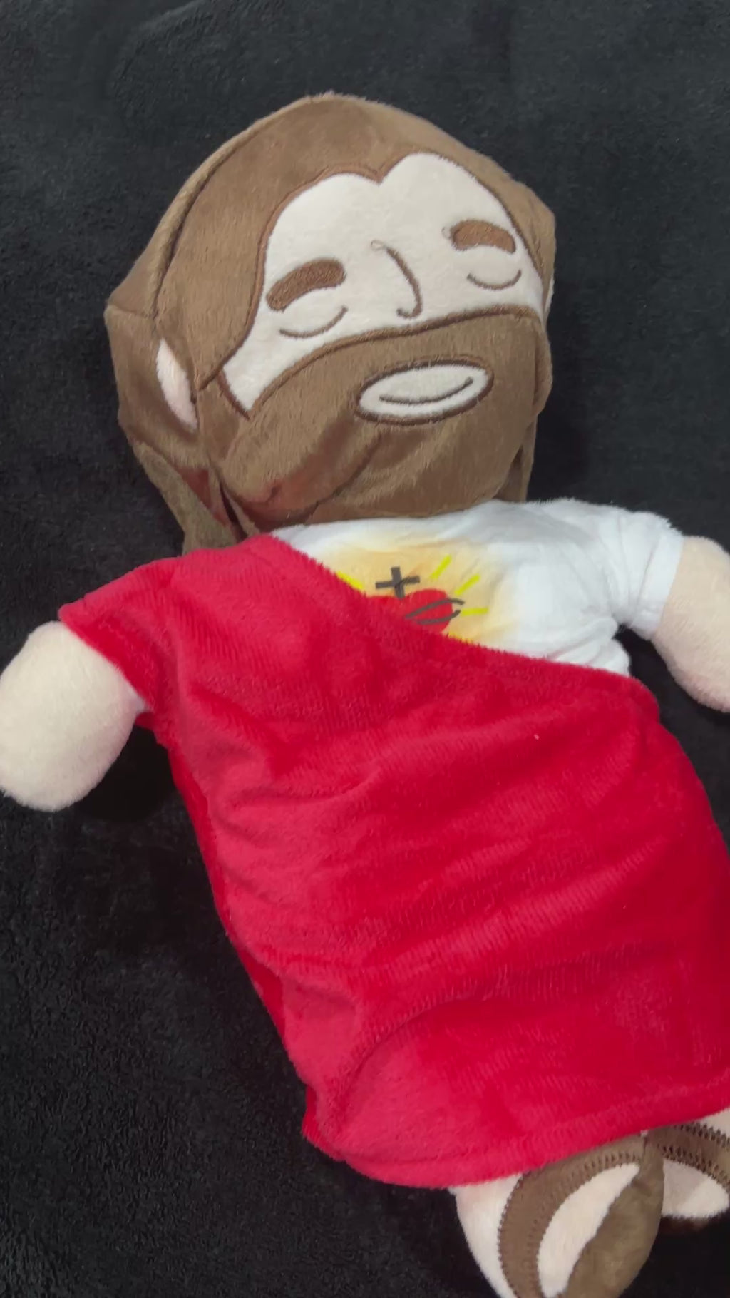 Peluche de Jesús que Respira | Un Abrazo de Calma