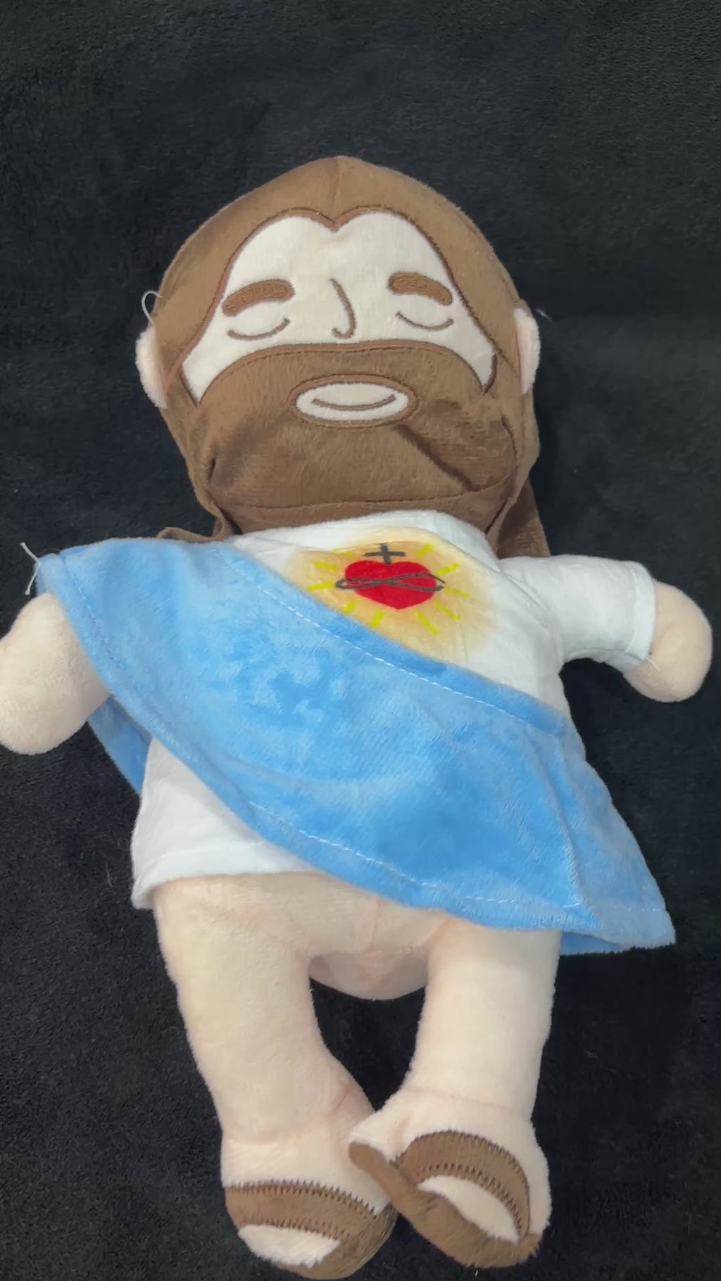Peluche de Jesús que Respira | Un Abrazo de Calma